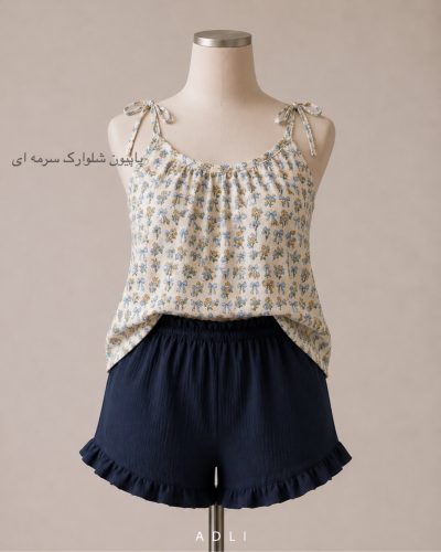 ست تاپ و شلوارک ناز